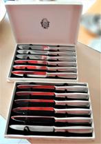 Te koop: Set van 12 dessertmessen van Gembloux., Huis en Inrichting, Keuken | Bestek, Ophalen, Zo goed als nieuw, Inox of Chroom