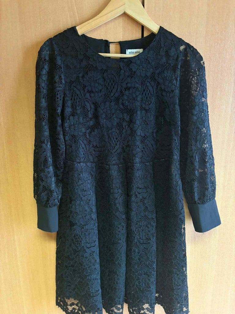 Zwart kleedje van Miss Miss, Vêtements | Femmes, Robes, Porté, Taille 36 (S), Noir, Au-dessus du genou, Envoi