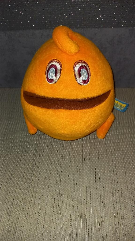 Pacman Clyde spookje knuffel, Kinderen en Baby's, Speelgoed | Knuffels en Pluche, Gebruikt, Oranje, Ophalen of Verzenden