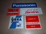 Radio – TV – HI-FI – 5 verschillende stickers, Ophalen of Verzenden, Nieuw, Film, Tv of Omroep
