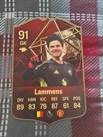 Voetbalkaartje (37cmx25cm) - Senne Lammens / Man U, Enlèvement, Comme neuf, Affiche, Image ou Autocollant