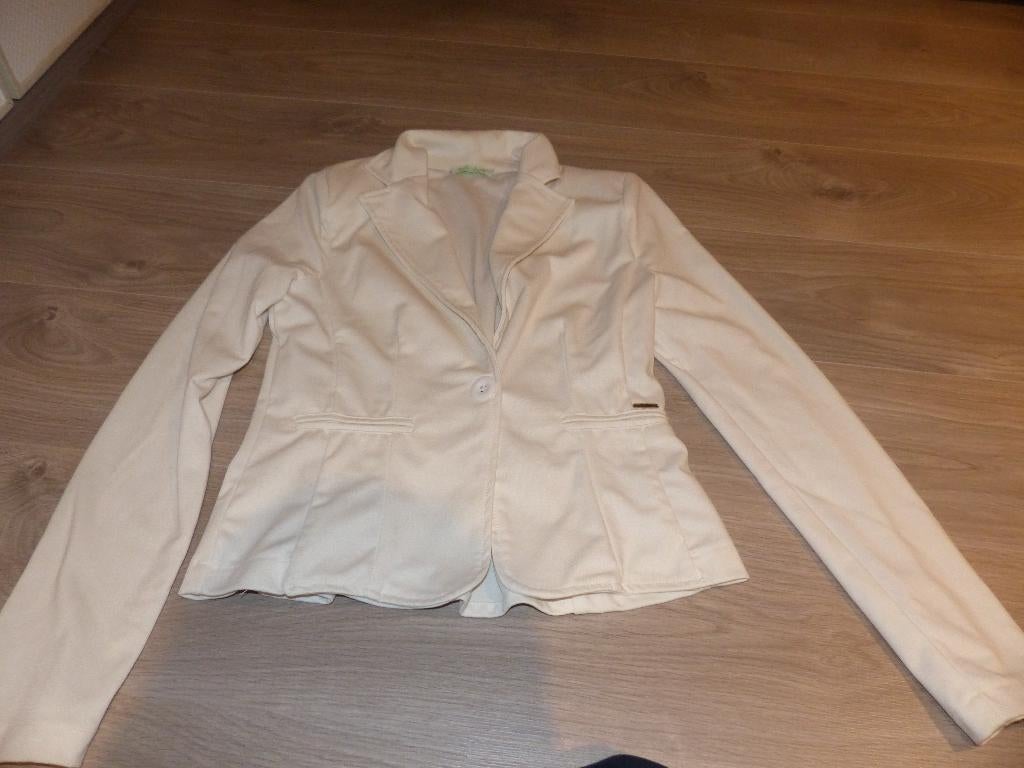 Veste blazer Amelie Amelie - taille S, Enlèvement ou Envoi, Comme neuf, Blanc, Manteau