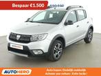 Dacia Sandero 0.9 TCe Stepway Celebration (bj 2018), Auto's, Voorwielaandrijving, 898 cc, Stof, Gebruikt