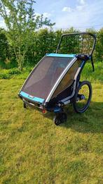 Fietskar thule chariot lite 2, Fietsen en Brommers, Ophalen, Gebruikt, Kinderkar, Opvouwbaar