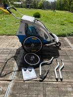 Fietskar xlc duo, Fietsen en Brommers, Ophalen, Gebruikt, Opvouwbaar, Kinderkar