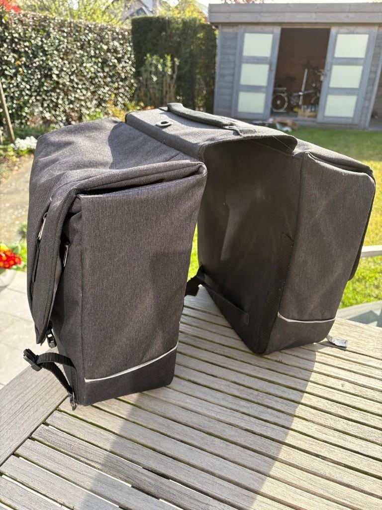 Fietstassen dubbel voor elektrisch fiets, Enlèvement, Comme neuf