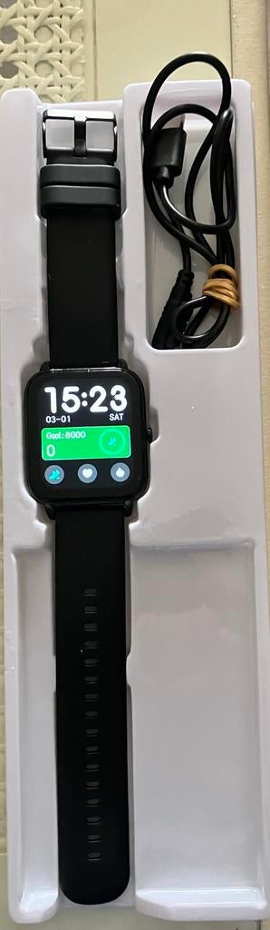 Montre connectée BREND avec chargeur, Bijoux, Sacs & Beauté, Montres connectées, Enlèvement ou Envoi, Neuf