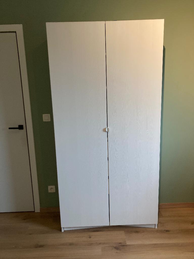 Witte Ikea Pax kast, 25 à 50 cm, Avec tablette(s), 100 à 150 cm, Enlèvement