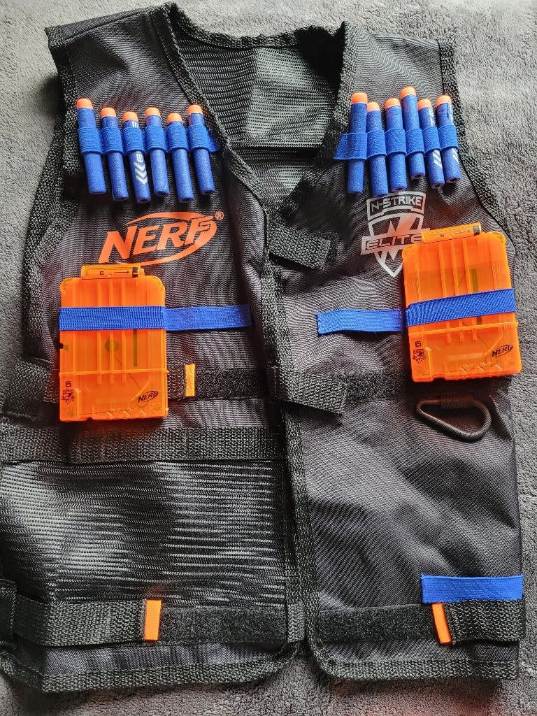 Nerf Elite Tactical Vest, Enfants & Bébés, Jouets | Extérieur | Jeu d'action, Comme neuf, Enlèvement ou Envoi