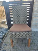 rotan stoelen  8, Huis en Inrichting, Stoelen, Ophalen, Gebruikt, Bruin, Riet of Rotan