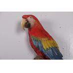 Red and Blue Macaw Parrot – Papegaai beeld Hoogte 67 cm, Ophalen, Nieuw