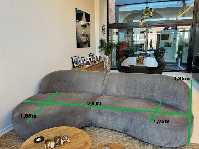 Mooie Design Zetel van Juntoo, Huis en Inrichting, Zetels | Complete zithoeken, Ophalen, Zo goed als nieuw, Stof, Design