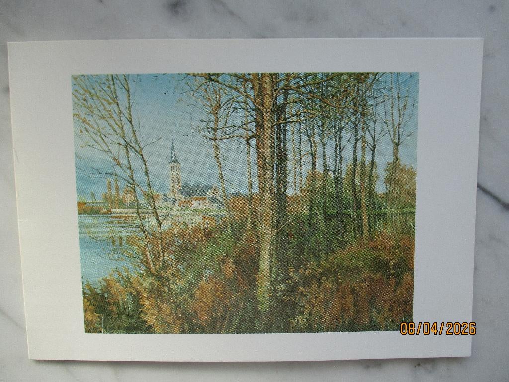 postkaart Sint-Amands Andreas Vanpoucke 1988, Verzenden, 1980 tot heden, Ongelopen, Oost-Vlaanderen