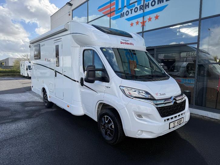 Dethleffs Just90 T6812 EB, Caravans en Kamperen, Mobilhomes, Bedrijf, tot en met 2, Half-integraal, Dethleffs, Overige merken