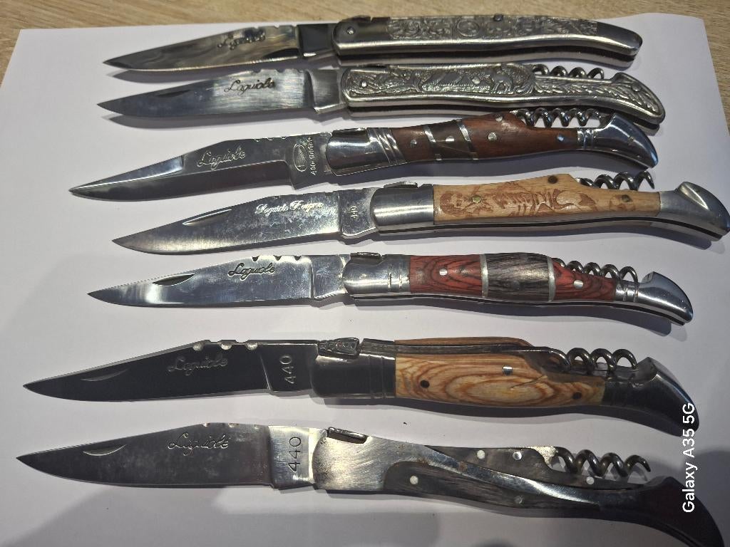 LAGUIOLE différents couteaux, Enlèvement ou Envoi, Comme neuf