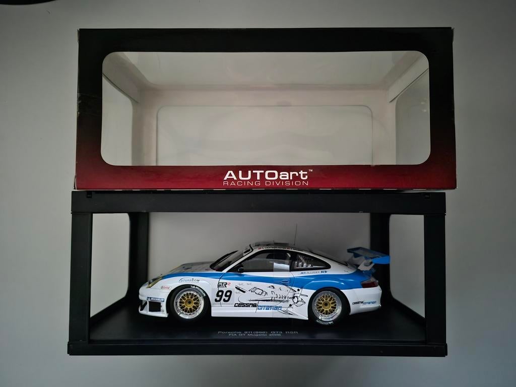 Illustration de voiture pour Porsche 911 (996) GT3 RSR 80672, Hobby & Loisirs créatifs, Voitures miniatures | 1:18, Enlèvement ou Envoi