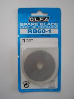 Olfa spare blade RB 60-1 voor rotary cutter RTY-3/G, Ophalen of Verzenden, Nieuw, Overige typen