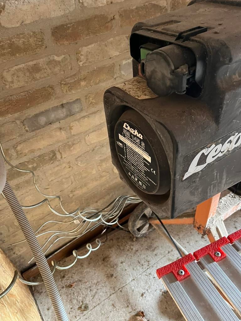 Betonmolen, Ophalen, Gebruikt