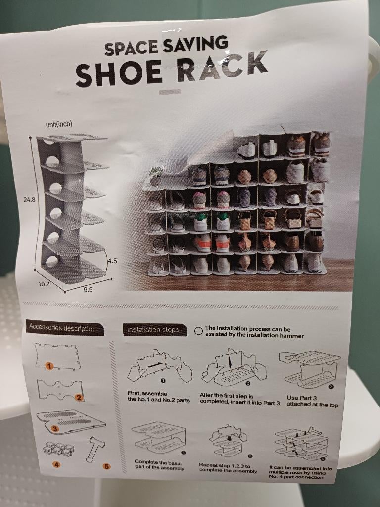 Shoe rack, Ophalen, Nieuw