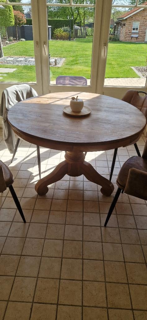 Ronde tafel 1m20, Huis en Inrichting, Tafels | Eettafels, Ophalen