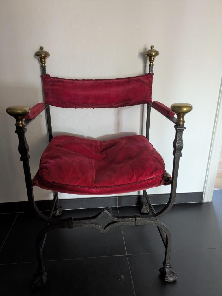 Kasteelstoel, Antiek en Kunst, Antiek | Meubels | Stoelen en Sofa's, Ophalen