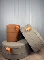 3 Bolia Grab design poefen (ø 40 , 80 cm) in perfecte staat, Rond, Zo goed als nieuw, 75 tot 100 cm, Stof