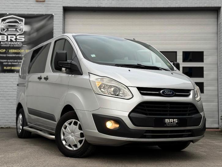 Ford Transit Custom Dubbel Cabine 6P Lichte vracht 11/2016, Auto's, Ford, Bedrijf, Transit, ABS, Airbags, Airconditioning, Bluetooth