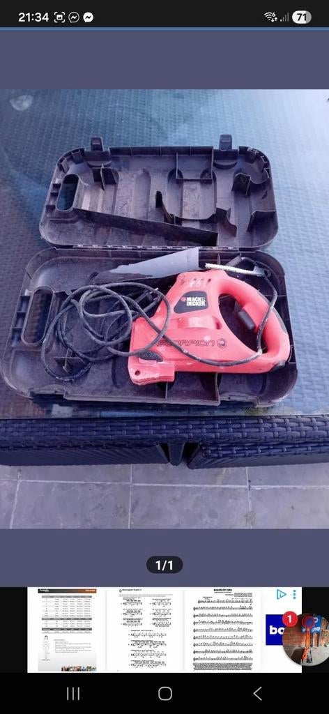 Elektrische zaag, Ophalen