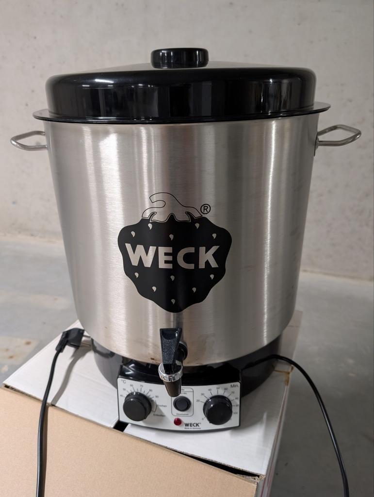 Volautomatische Weck ketel in RVS, +rooster en kraantje,, Ophalen