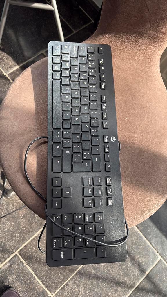 Clavier PC noir Azerty USB HP SK 2120, Informatique & Logiciels, Claviers, Comme neuf, Azerty, Filaire, Enlèvement ou Envoi