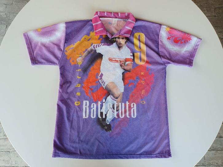 Vintage voetbalshirt / fanshirt Gabriel Batistuta Fiorentia, Verzamelen, Sportartikelen en Voetbal, Gebruikt, Shirt, Ophalen of Verzenden