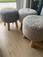 3 krukjes / voetenbankjes, Ophalen, Gebruikt