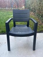 Chaises jardin plastique KETER Julie anthracite, Jardin & Terrasse, Enlèvement, Utilisé, Plastique
