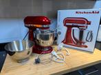 KITCHEN-AID - 4,8 L - ARTISAN met EXTRA ACCESSOIRES, 4 liter of meer, Ophalen, Zo goed als nieuw, 3 snelheden of meer