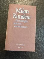 Milan Kundera - De ondraaglijke lichtheid van het bestaan, Boeken, Gelezen, België, Milan Kundera, Ophalen of Verzenden