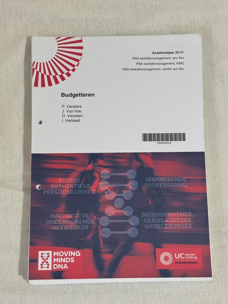 UCLL PXL - Budgetteren NIEUW, Boeken, Studieboeken en Cursussen, Hoger Onderwijs, Ophalen of Verzenden