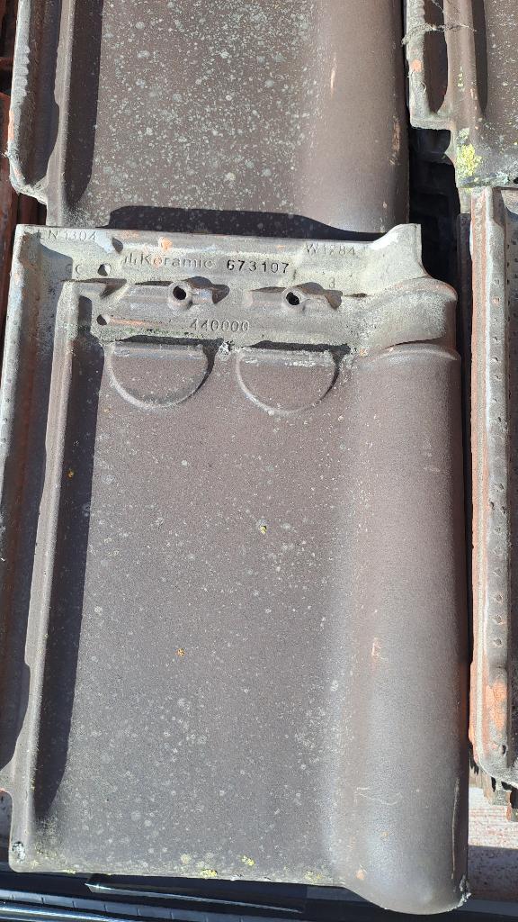 Dakpannen stormpan 44 oud koper, Bricolage & Construction, Tuiles & Revêtements de toit, Utilisé, Tuiles, Pierre ou Argile, Autres couleurs