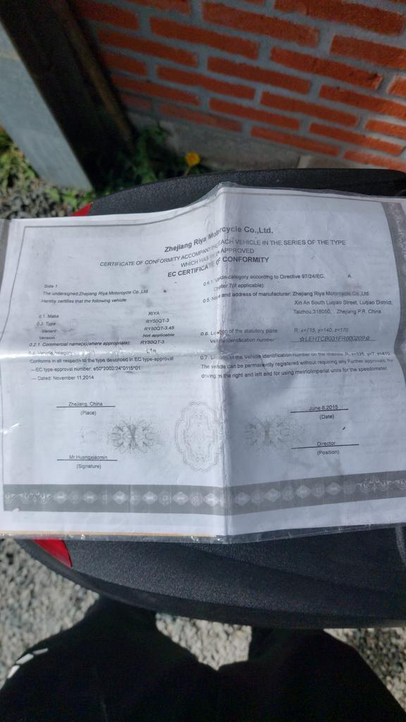 Retro scoter, Ophalen, Zo goed als nieuw