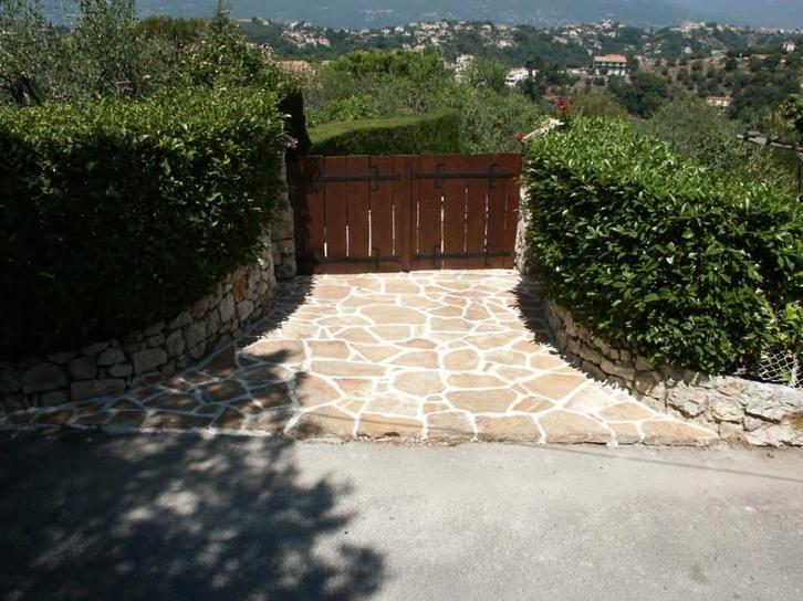 Dalles de grès pour terrasses, allées de jardin,..., Bricolage & Construction, Dalles & Carrelages, Utilisé, Carrelage de sol