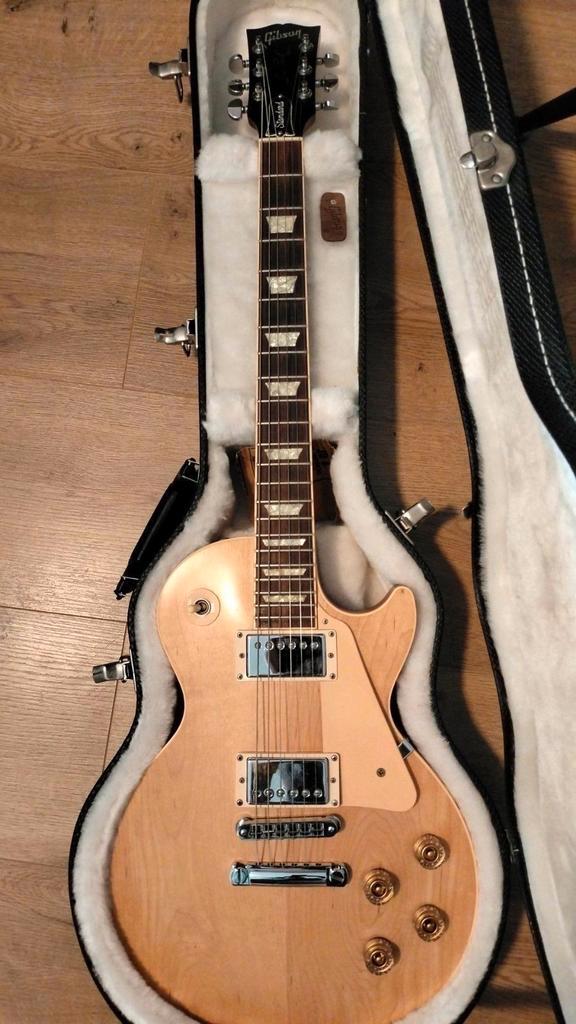Gibson les Paul standard Natural Satin, Muziek en Instrumenten, Snaarinstrumenten | Gitaren | Elektrisch, Gibson, Ophalen