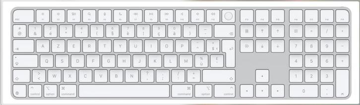 Clavier numérique Apple Magic Keyboard AZERTY Touch ID, Informatique & Logiciels, Claviers, Comme neuf, Azerty, Sans fil, Enlèvement