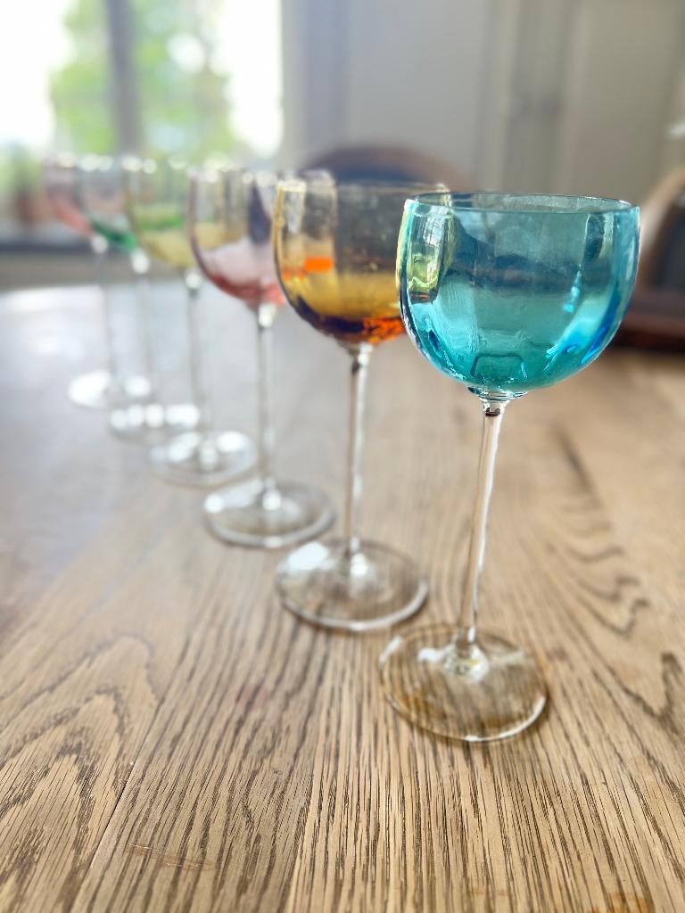 Antieke kristallen glazen, Ophalen