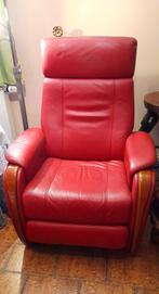 Salon cuir, Maison & Meubles, Enlèvement, Utilisé, Classique, Bois