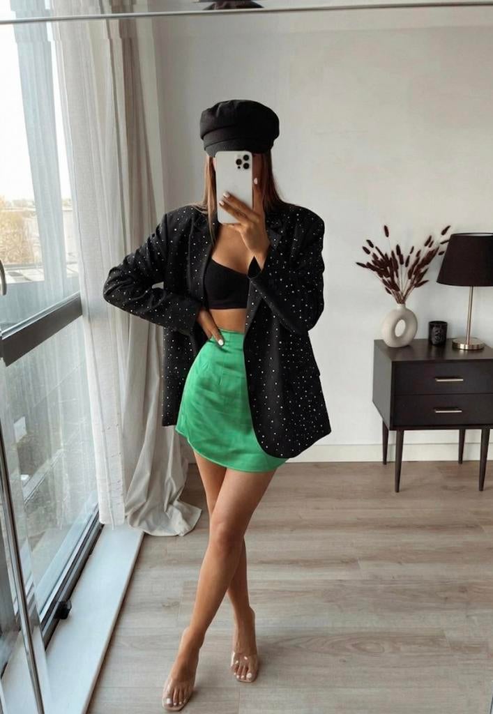 Oversized blazer vab sandro, Kleding | Dames, Jasjes, Kostuums en Pakken, Ophalen of Verzenden, Zo goed als nieuw, Maat 36 (S)