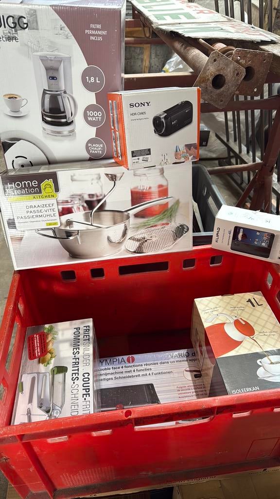 Lot huishoud middelen en electro, Elektronische apparatuur, Keukenmixers, Ophalen, Zo goed als nieuw