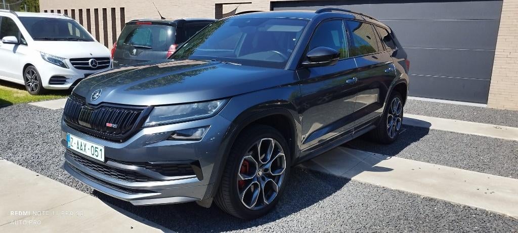 Skoda Kodias V RS 2.0 Tdi 239pk 4X4 Lichte vracht - 5PL, Autos, Argent ou Gris, Achat, 176 kW, Euro 6
