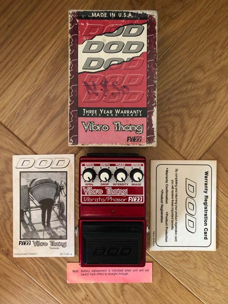DOD FX22 Vibro Thang Vibrato/Phasor V1, Verzenden, Gebruikt, Overige typen