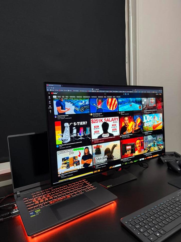 ASUS ROG STRIX XG32UCWMG 4k, Informatique & Logiciels, Moniteurs, Comme neuf, 201 Hz ou plus, DisplayPort, HDMI, Thunderbolt, USB-C