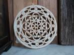 Mooie grote ronde witte emaille onderzetter, Enlèvement ou Envoi