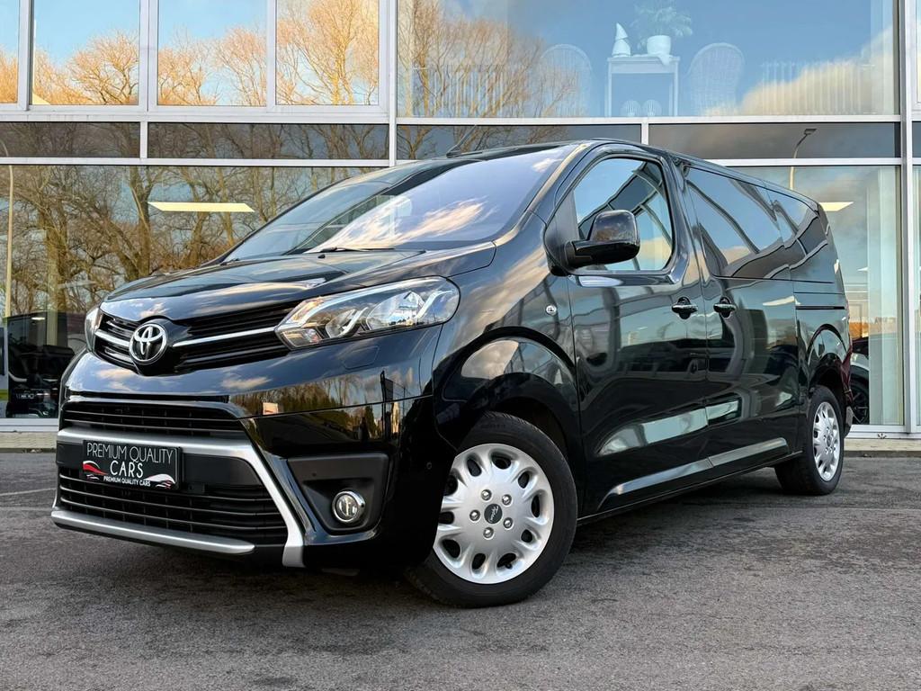 Toyota ProAce 8 ZIT PLAATSEN / LEDER / CARPLAY / ZETELVERWAR, Automaat, Gebruikt, ProAce, Zwart